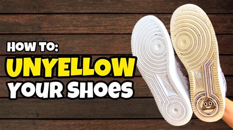 how to unyellow white shoes